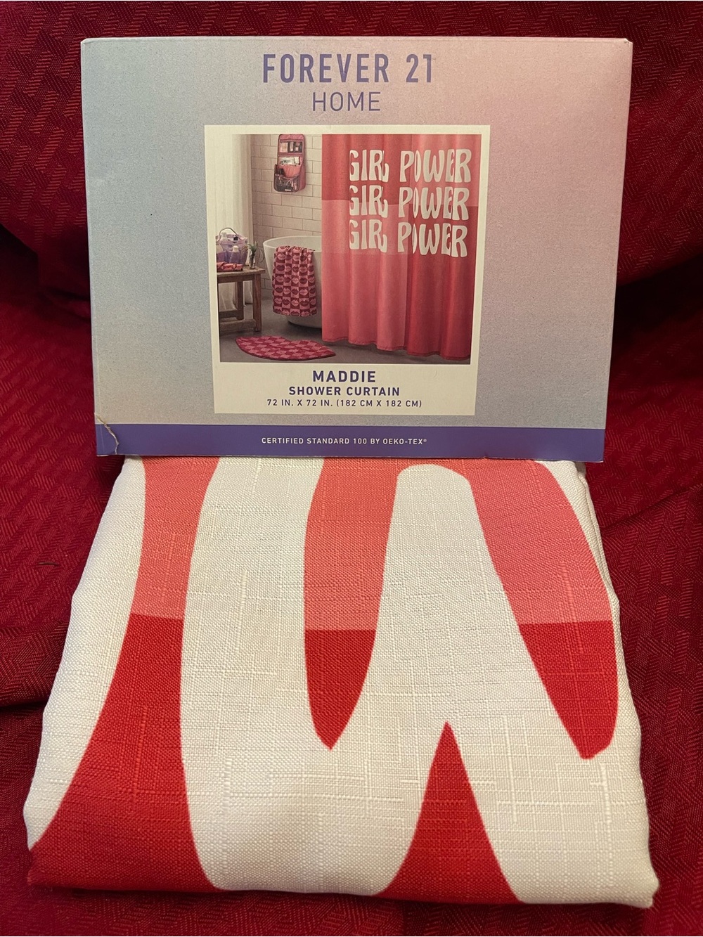 Forever 21 Pink Maddie Shower Curtain